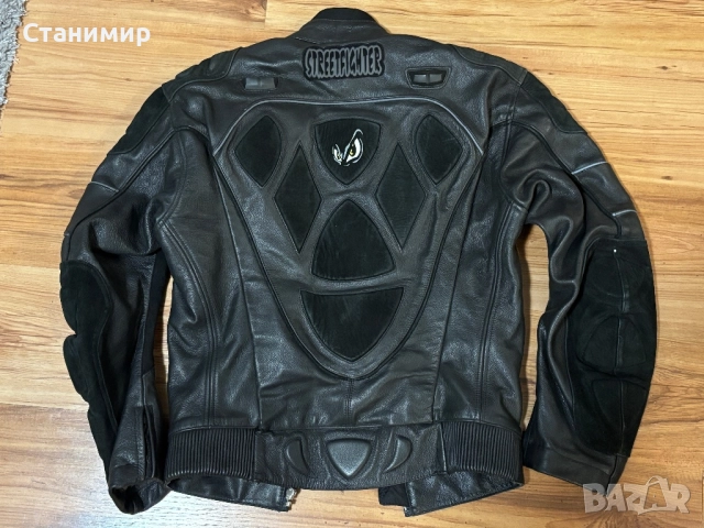 Мото кожено яке Streetfighter - размер 54, снимка 3 - Аксесоари и консумативи - 52190288