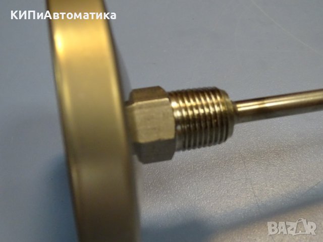 биметален термометър Wika thermometer ф100mm, 0/+100°C, L-400mm, снимка 5 - Резервни части за машини - 37104283