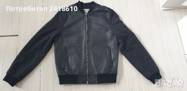 These Glory Days Leather / Wool Bomber Mens Size  L  ОРИГИНАЛ! Ест. кожа! Мъжко Яке, снимка 14 - Якета - 50209190