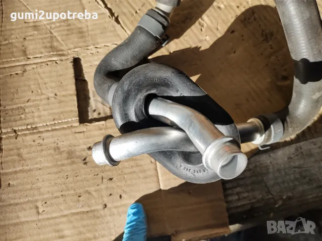 Двойни Тръби Маркучи Охлаждане Porsche Cayenne 3.0D 92A/2012г, снимка 6 - Части - 48313449