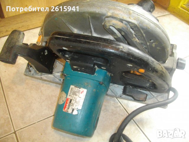 ф270 мм-2100 Вата-Японски-Makita 5103R-Голям Макита-Ръчен Циркуляр-Отличен, снимка 9 - Други инструменти - 33026268
