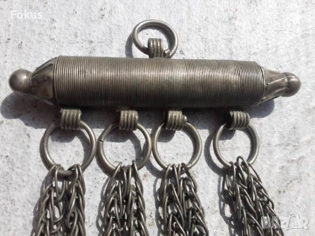 Стара муска трепка накит забодка носия етнография, снимка 2 - Антикварни и старинни предмети - 53333786