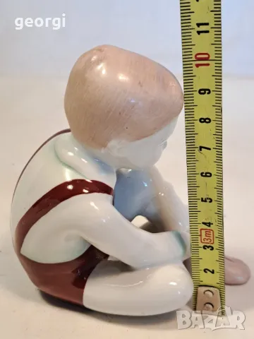 унгарска порцеланова фигура момче   , снимка 3 - Колекции - 49812367