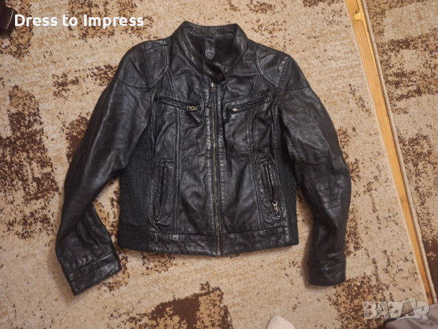 Дамско яке Jipsy Естествена кожа М, снимка 2 - Елеци - 52174619