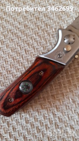 Сгъваем ловен нож, снимка 3 - Ножове - 38110377