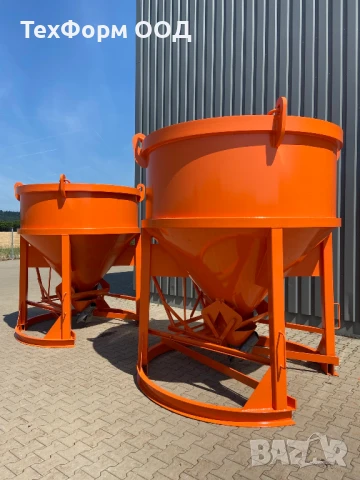 Кюбел / кюбели за бетон с  обеми от 120 литра  до 4 000 литра , снимка 6 - Други машини и части - 46927638