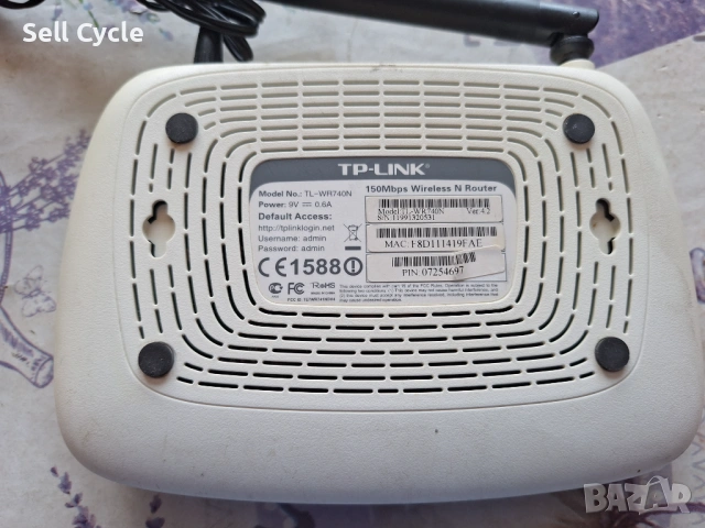 ✅РУТЕР TP-LINK TL-WR740N❗, снимка 4 - Рутери - 53214682