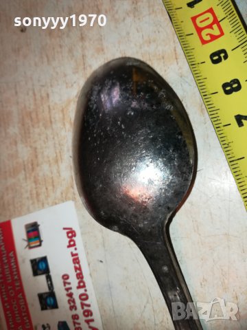 сребърна лъжица-внос швеицария, снимка 11 - Колекции - 32270716