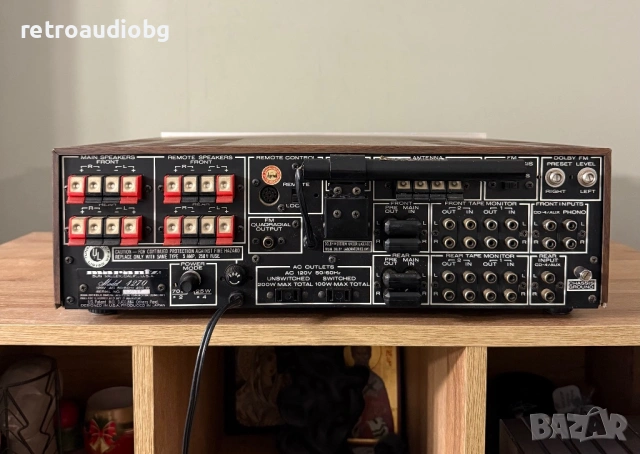 🔉Топ колекционерски сет MARANTZ - ресийвър 4270 и дек 5020🔉, снимка 4 - Аудиосистеми - 53259882