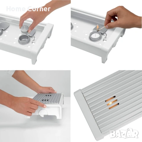 Уред за притопляне Brabantia Black, 2 подгревателя/ свещи, снимка 3 - Други - 51203223