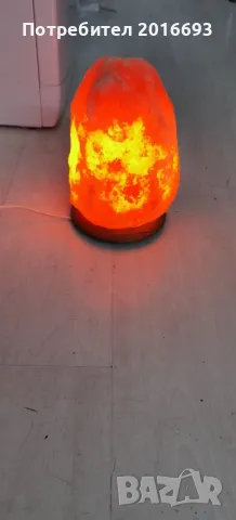Лампа каменна сол -голяма.