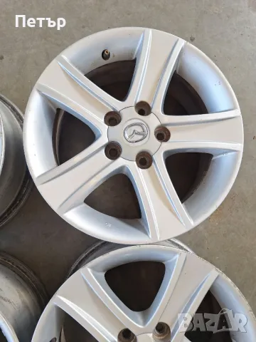 ОРИГИНАЛНИ АЛУМИНИЕВИ ДЖАНТИ ЗА МАЗДА  5Х114,3Х67-16цола, снимка 3 - Гуми и джанти - 48626593