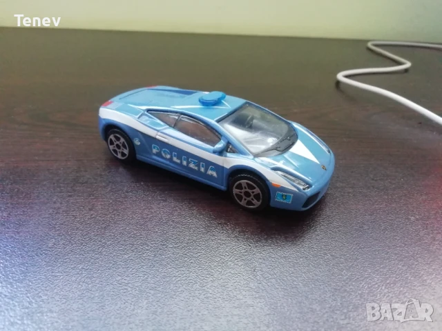 BBURAGO LAMBORGHINI GALLARDO POLIZIA 1/43 нова метална колекционерска количка Бураго , снимка 4 - Колекции - 51305636