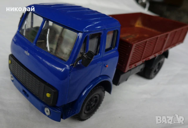 Ретро детски камиончета метални и пластмасови оригинални СССР мащаб 1/43, снимка 17 - Колекции - 50929333