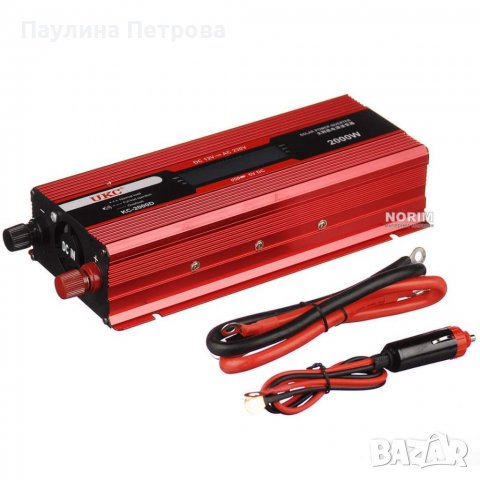 Инвертор с дисплей 12-220V 2000W , снимка 1 - Къмпинг осветление - 39493529