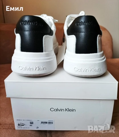 Кецове Calvin Klein, естествена кожа, размер 42, снимка 9 - Кецове - 51047436