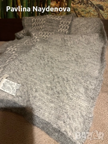 Топъл шал wool&co, снимка 3 - Шалове - 53222787
