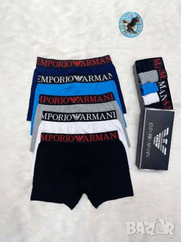 боксерки в кутия calvin klein hermes kenzo hugo boss Moncler armami, снимка 7 - Бельо - 51008197