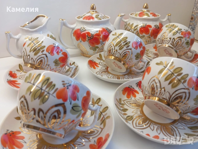 Руски порцелан , снимка 6 - Сервизи - 51455429