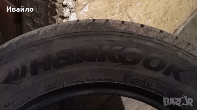 Продавам 2 броя летни гуми 195.65.15 на 1 сезон дот 2019 Hankook , снимка 4 - Гуми и джанти - 52033256