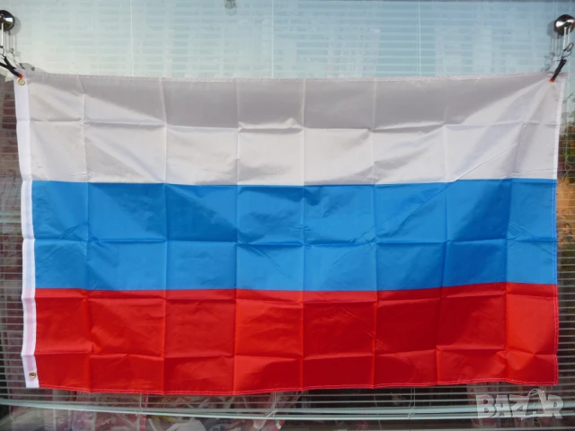 3. Руско знаме Русия герб флаг байрак Россия Москва Санкт Петербург  трикольор