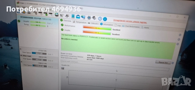 Segate Sv35 .2000GB , снимка 2 - Твърди дискове - 53476696
