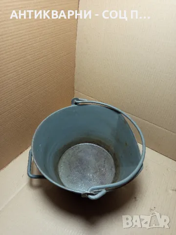 Соц Стар Метален Съд За Въглища., снимка 4 - Антикварни и старинни предмети - 50011706