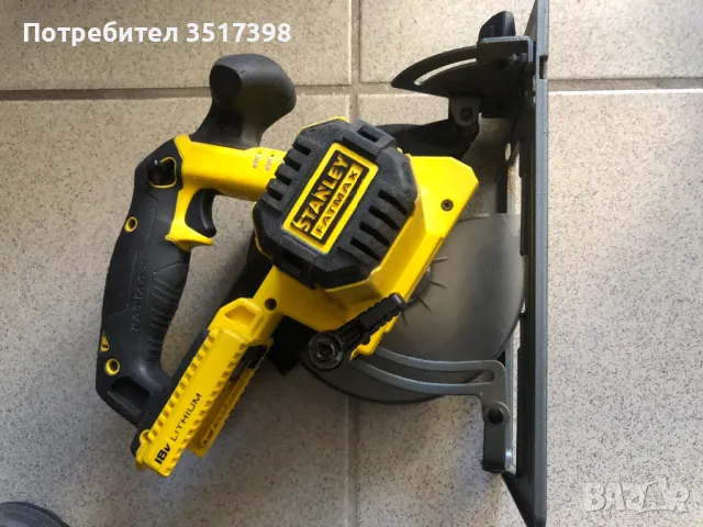 Aкумулаторен циркуляр Stanley 18 V, снимка 4 - Други инструменти - 48852751