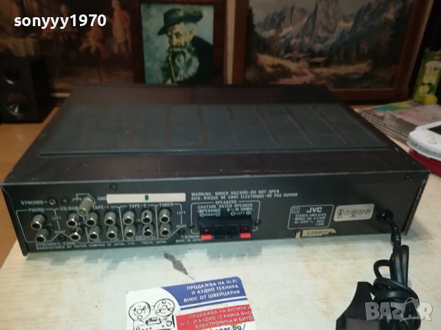 JVC JAPAN AMPLIFIER-SWISS 0801241624, снимка 8 - Ресийвъри, усилватели, смесителни пултове - 43713725
