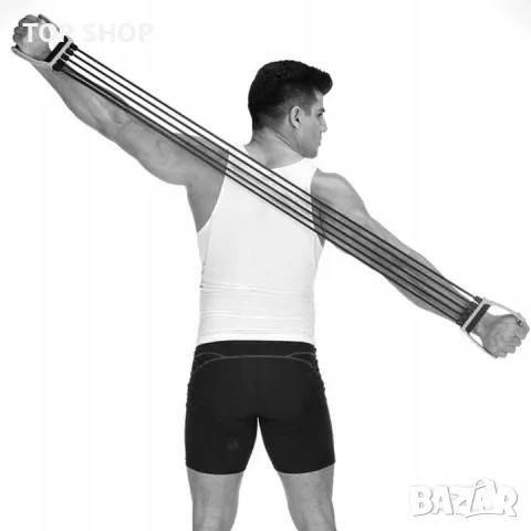 Фитнес ластици с  променливо натоварване КАЙТАН спорт-20 кг, снимка 6 - Фитнес уреди - 48504752