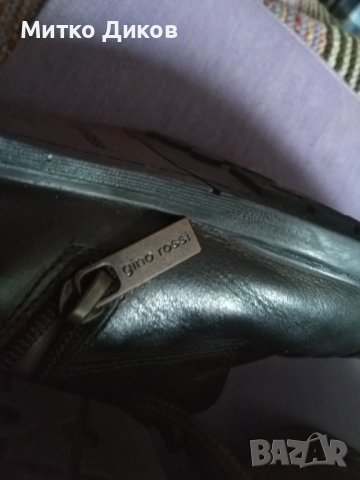 Ginno Rossi маркови обувки боти естествена кожа №41 стелка 26см, снимка 5 - Мъжки боти - 39435719