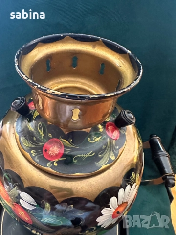 Продавам нов ръчно рисуван самовар, снимка 16 - Антикварни и старинни предмети - 48092863