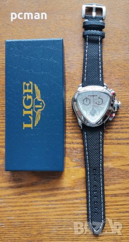 Foxbox Silver 0026 луксозен мъжки кварцов часовник, снимка 7 - Мъжки - 40268099