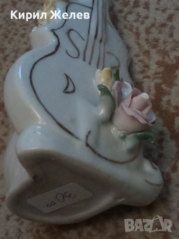 Фигурка порцелан цигулка 51712, снимка 7 - Фигурки - 52046832