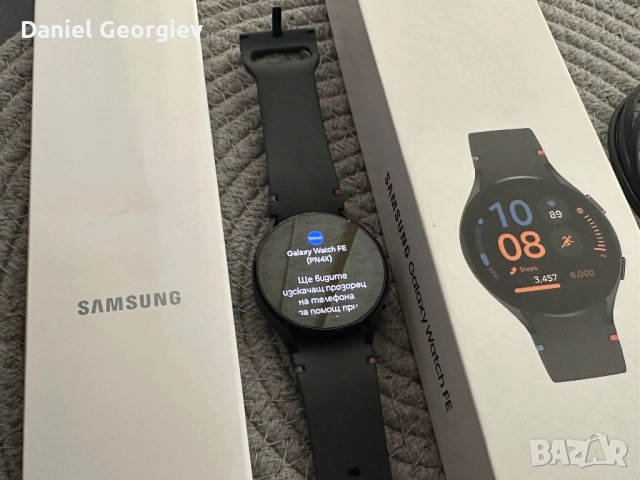 Samsung Galaxy Watch FE пълен комплект в отлично състояние, снимка 4 - Смарт гривни - 52990411