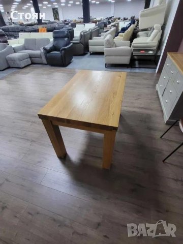 Малка дървена трапезна маса от 100 % дъб, снимка 11 - Маси - 43171541