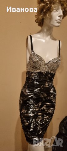 Елегантна дамска рокля , снимка 2 - Рокли - 42979088
