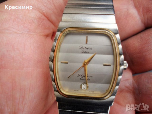 Дамски часовник ZITURA de Luxe/ ETA 955.412/ Кварцов часовник с дата