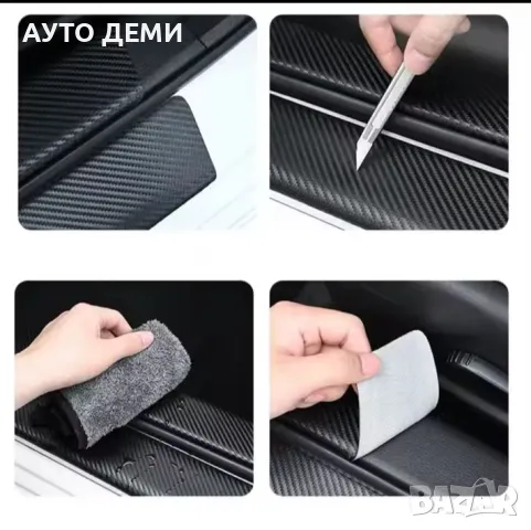 Стикери за прагове и задна броня марка Тесла Tesla, снимка 6 - Аксесоари и консумативи - 49961498