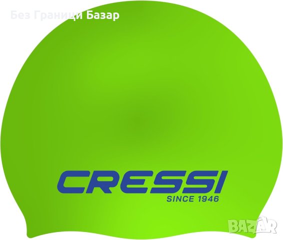 Нова Шапка за плуване Cressi Удобна висококачествена за басейн спорт море, снимка 4 - Шапки - 44062472