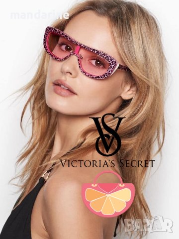 VICTORIA'S SECRET 🍊 Дамски слънчеви очила PINK LEOPARD нови с кутия
