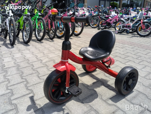 BYOX Триколка Cavalier Lux червен, снимка 12 - Детски велосипеди, триколки и коли - 53564533