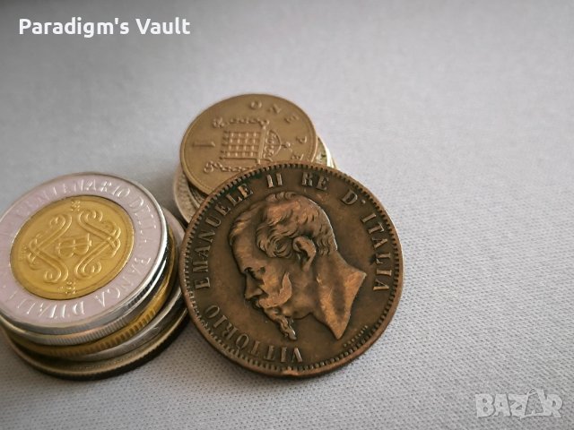 Монета - Италия - 10 чентесими | 1862г., снимка 2 - Нумизматика и бонистика - 43892305