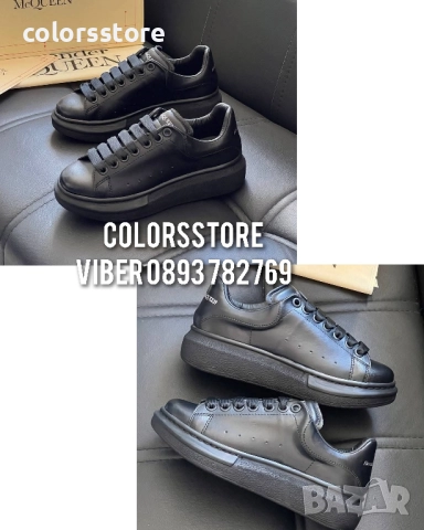 Мъжки черни кецове Alexander McQueen/BR546m