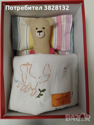 мека играчка мече с аксесоари в кутия, снимка 2 - Плюшени играчки - 52855313