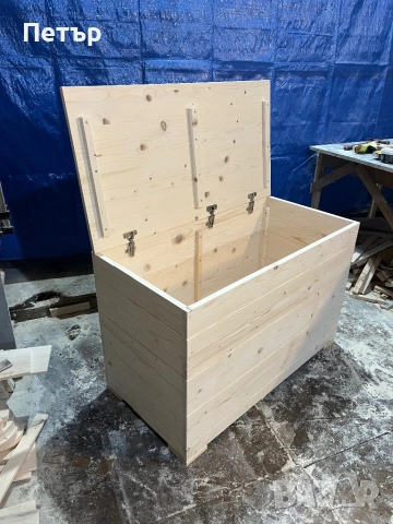 Ракла,сандък изцяло от масив,чам, снимка 9 - Ракли - 52775141