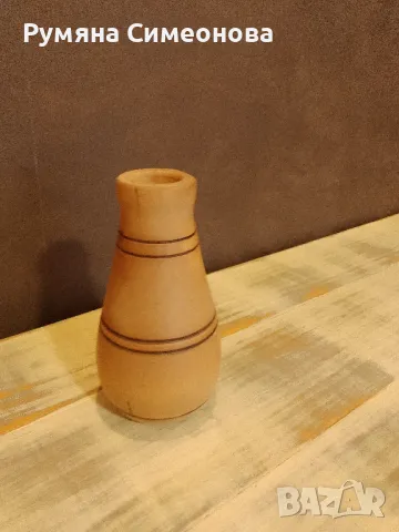 Дървена ваза, снимка 3 - Декорация за дома - 47994256