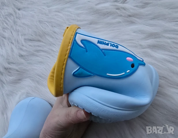 Детски боси гумени ботуши №22 - НОВИ, снимка 5 - Бебешки боти и ботуши - 53507820