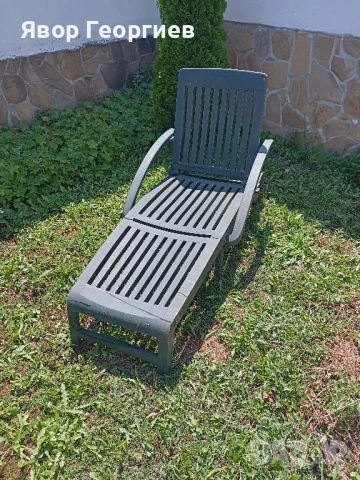 Немски шезлонг, снимка 3 - Басейни и аксесоари - 50706403