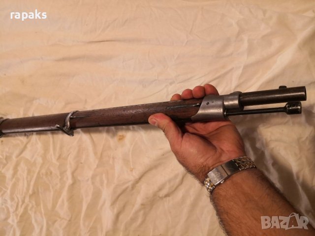 Оригинална пушка Амслер-Милбанк 1864-67. Карабина, револвер, снимка 14 - Колекции - 39717627